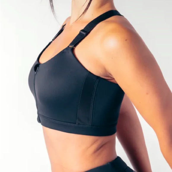 NWT High Genesis Bra, Black Onyx, Size S - Picture 10 of 12